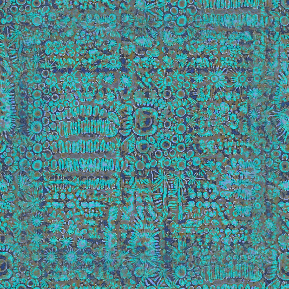 P01·G02·Deep sea, Bouclé Bloom